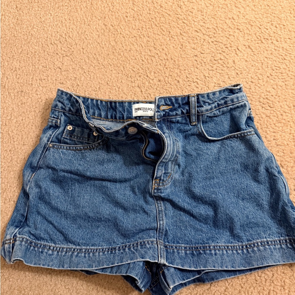 Gazelle Denim Skort Mid Wash